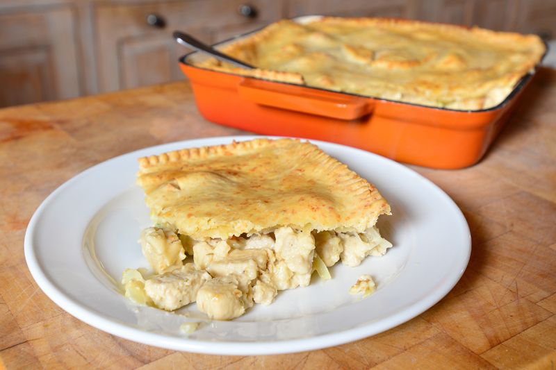 Meat Free Monday : Quorn Chicken Style Pieces and Leek Pie [vegetarian]